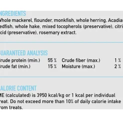 ORIJEN Six Fish Grain-Free High-Protein Raw Animal Ingredients Freeze Dried Cat Treats, 1.25-oz bag
