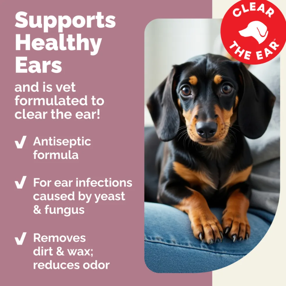 Oticbliss Advanced Vet Strength Medicated Ear Wipes for Cats & Dogs, 50 ct
