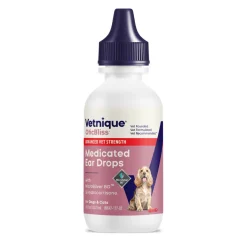 Oticbliss Advanced Vet Strength Medicated Ear Drops for Dogs & Cats, 1.8 oz