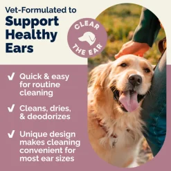 Oticbliss Ear Cleaning Finger Mitts For Dogs & Cats, 50 ct