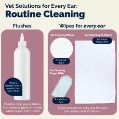 Oticbliss Ear Cleaning Finger Mitts For Dogs & Cats, 50 ct