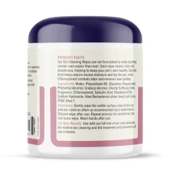 Oticbliss Ear Cleaning Wipes For Dogs & Cats, 100 ct