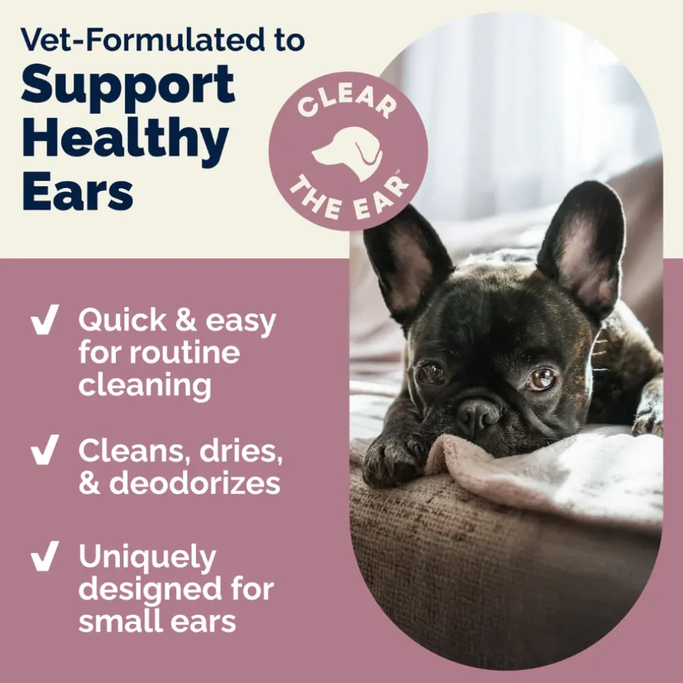 Oticbliss Ear Cleaning Wipes For Dogs & Cats, 100 ct