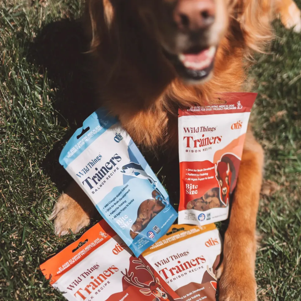 OTIS Wild Things Salmon Trainers Bite-Sized Treats for Dogs (4 oz)