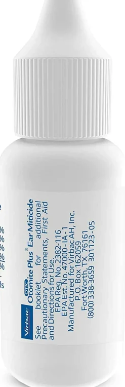 Otomite Plus® Ear Mite Treatment for Dogs & Cats (0.5 oz)