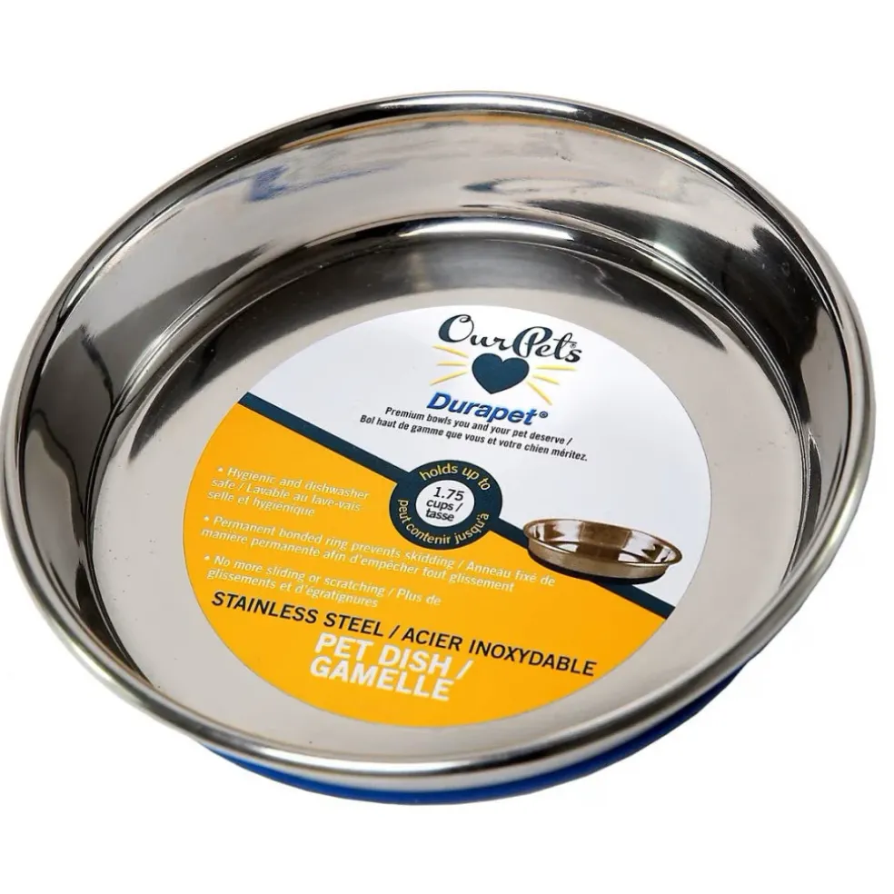 OurPets Durapet Premium Stainless Steel Pet Dish