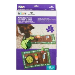 Outward Hound Activity Matz Garden Game Plush Dog Puzzle Mat