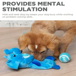 Outward Hound Ball Hogz Elephant Hide and Seek Dog Toy with Tennis Balls