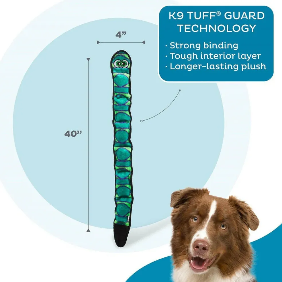 Outward Hound Invincible Durablez Snake 6 Squeaker Dog Toy, Extra Large