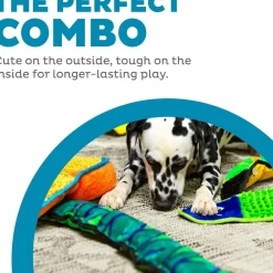 Outward Hound Invincible Durablez Snake 6 Squeaker Dog Toy, Extra Large