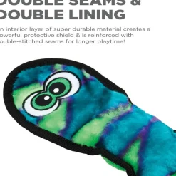 Outward Hound Invincible Durablez Snake 3 Squeaker Dog Toy, Large