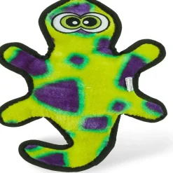 Outward Hound Invincible Gecko 2 Stuffingless Durable Squeaker Dog Toy, Medium