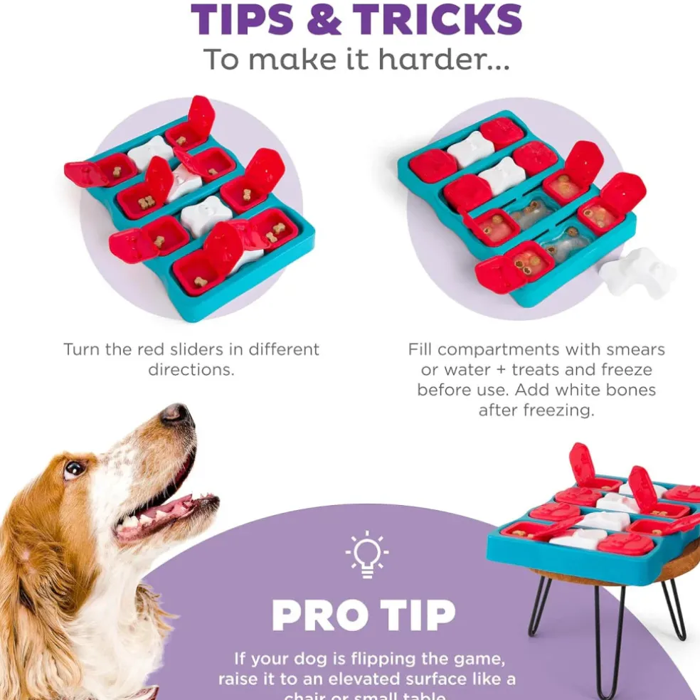 Outward Hound Nina Ottosson Brick Interactive Puzzle Toy For Dogs