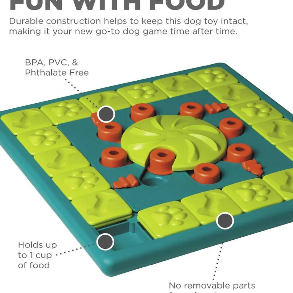 Outward Hound Nina Ottosson MultiPuzzle Interactive Treat Puzzle Toy For Dogs, Expert Level