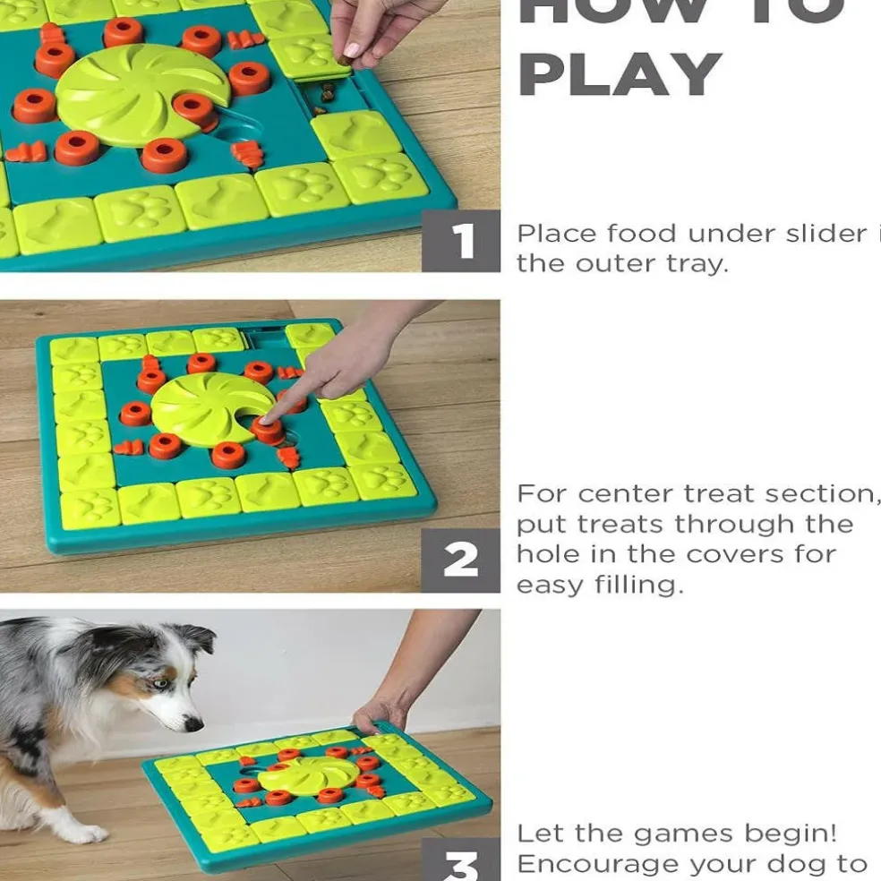 Outward Hound Nina Ottosson MultiPuzzle Interactive Treat Puzzle Toy For Dogs, Expert Level