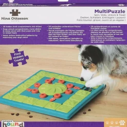 Outward Hound Nina Ottosson MultiPuzzle Interactive Treat Puzzle Toy For Dogs, Expert Level