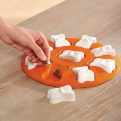 Outward Hound Nina Ottosson Smart Interactive Puzzle Toy For Dogs (Orange)