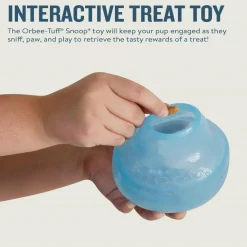 Outward Hound Planet Dog Orbee Snoop Interactive Treat Dispensing Toy Blue (Large)