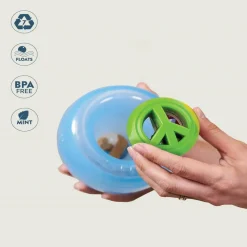 Outward Hound Planet Dog Orbee Snoop Interactive Treat Dispensing Toy Blue (Large)