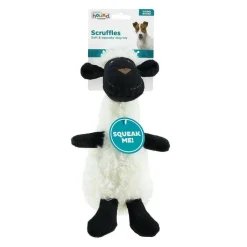 Outward Hound Scruffles Lamb Plush Squeaky Toy For Dog
