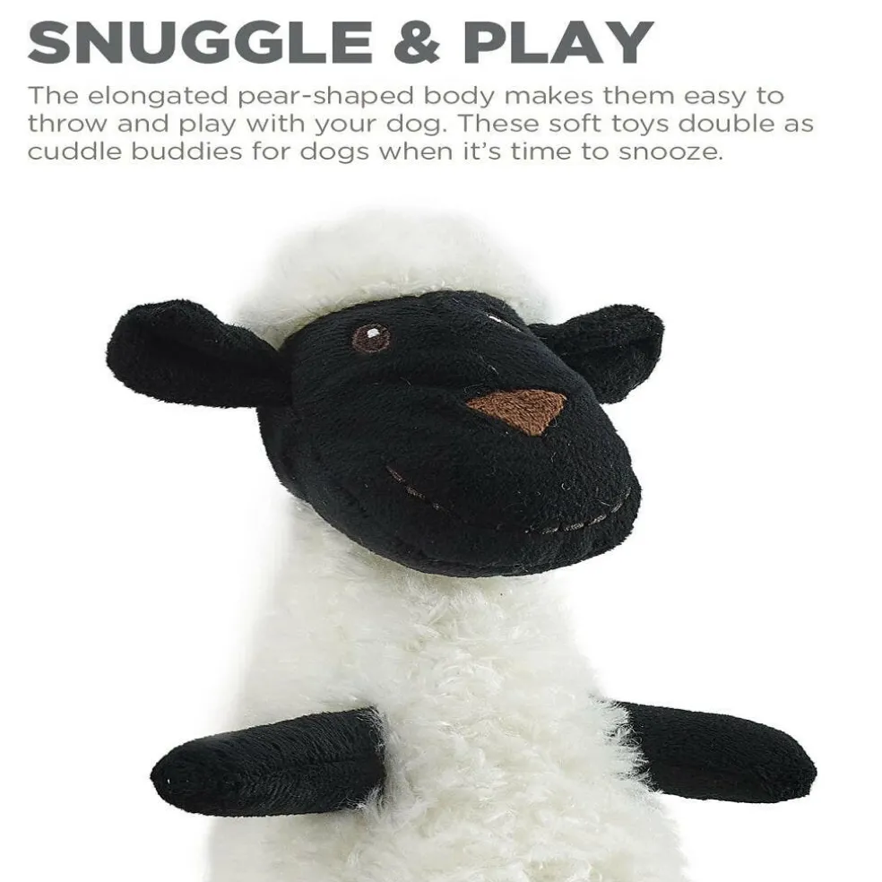 Outward Hound Scruffles Lamb Plush Squeaky Toy For Dog