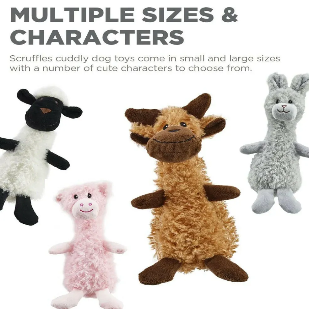 Outward Hound Scruffles Lamb Plush Squeaky Toy For Dog