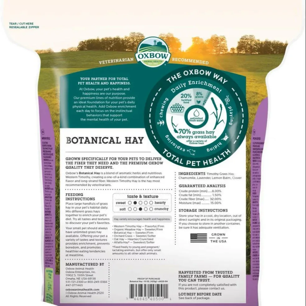 Oxbow Animal Health Botanical Hay (15 oz)