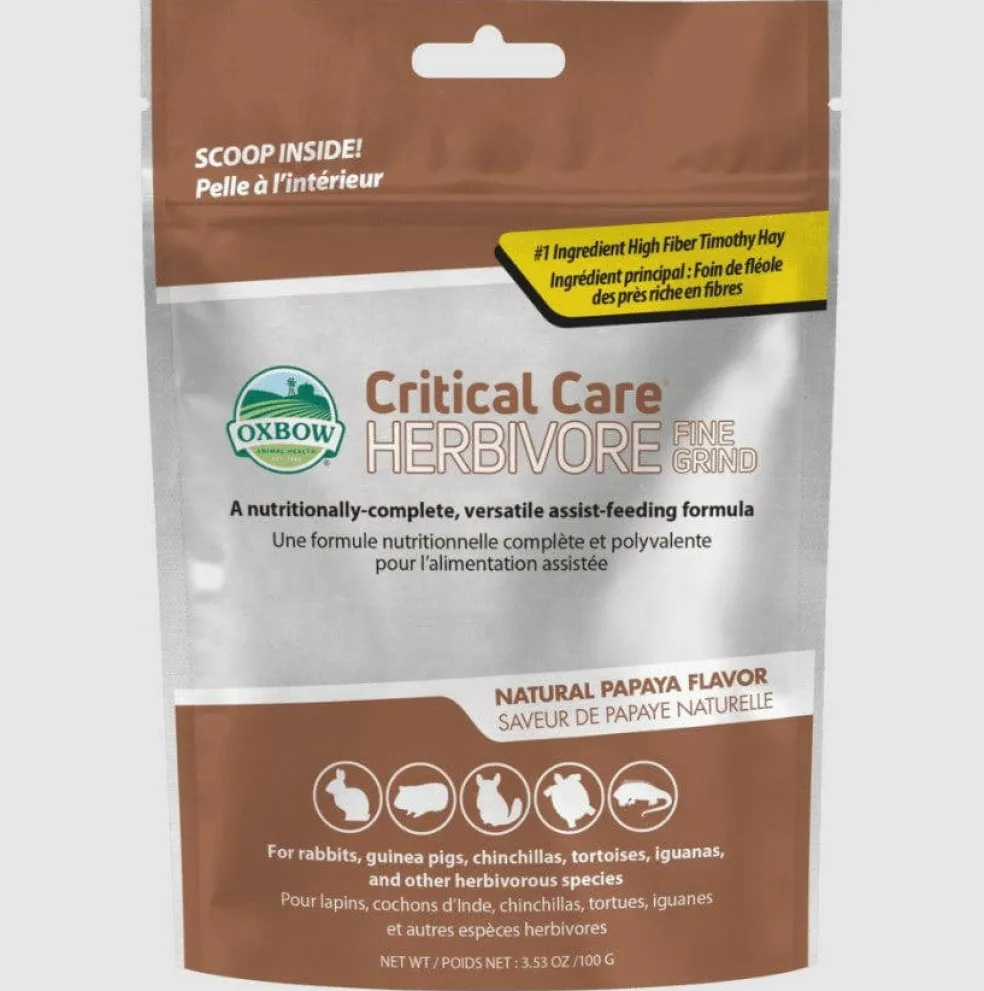 Oxbow Animal Health Critical Care Fine Grind Papaya (100 gm)