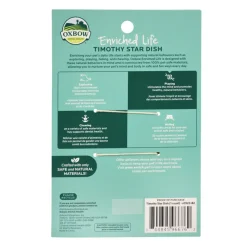 Oxbow Animal Health Enriched Life Timothy Star Dish Small Animal Chew Toy