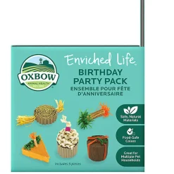 Oxbow Animal Health Enriched Life Birthday Party Pack Small Animal Chew Toys