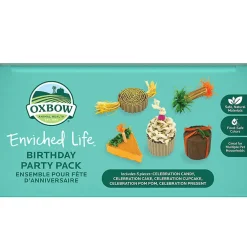 Oxbow Animal Health Enriched Life Birthday Party Pack Small Animal Chew Toys
