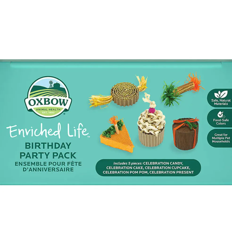 Oxbow Animal Health Enriched Life Birthday Party Pack Small Animal Chew Toys