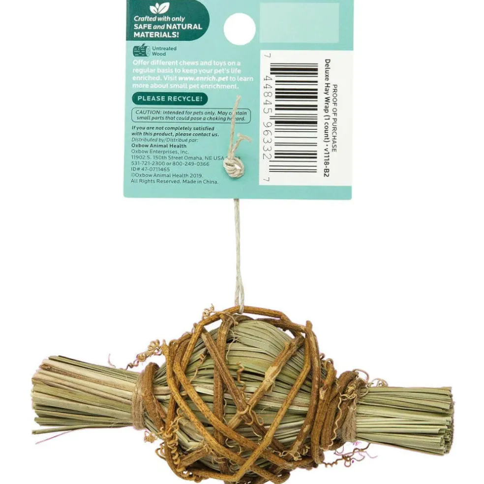 Oxbow Animal Health Enriched Life Deluxe Hay Wrap Small Animal Toy