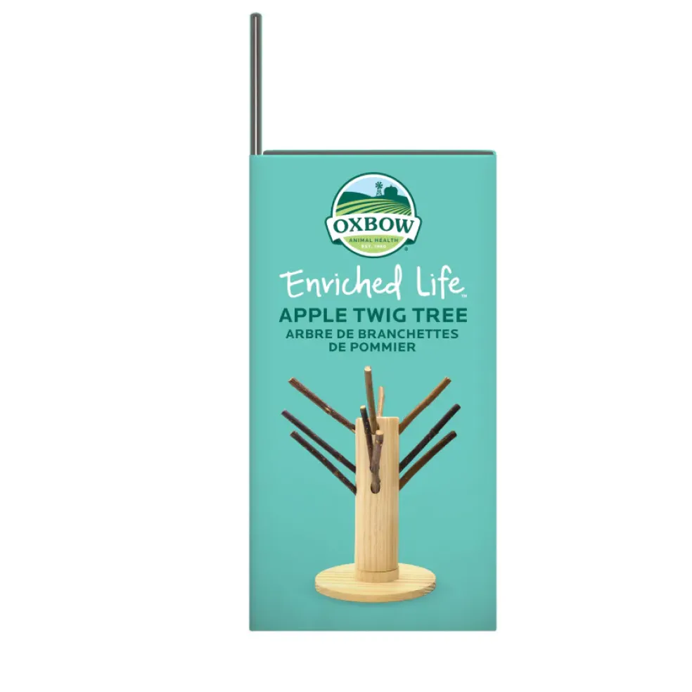 Oxbow Animal Health Enriched Life Small Animal Apple Twig Tree Treat Hanger