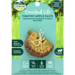 Oxbow Animal Health Enriched Life Timothy Apple Slice Small Animal Chew Toy