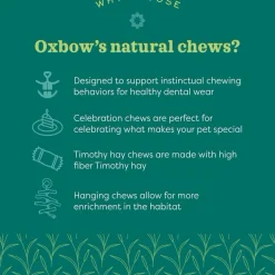 Oxbow Animal Health Enriched Life Natural Kabob Small Animal Chew Toy