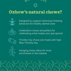 Oxbow Animal Health Enriched Life Hanging Mulberry Chew Small Animal Chew Toy