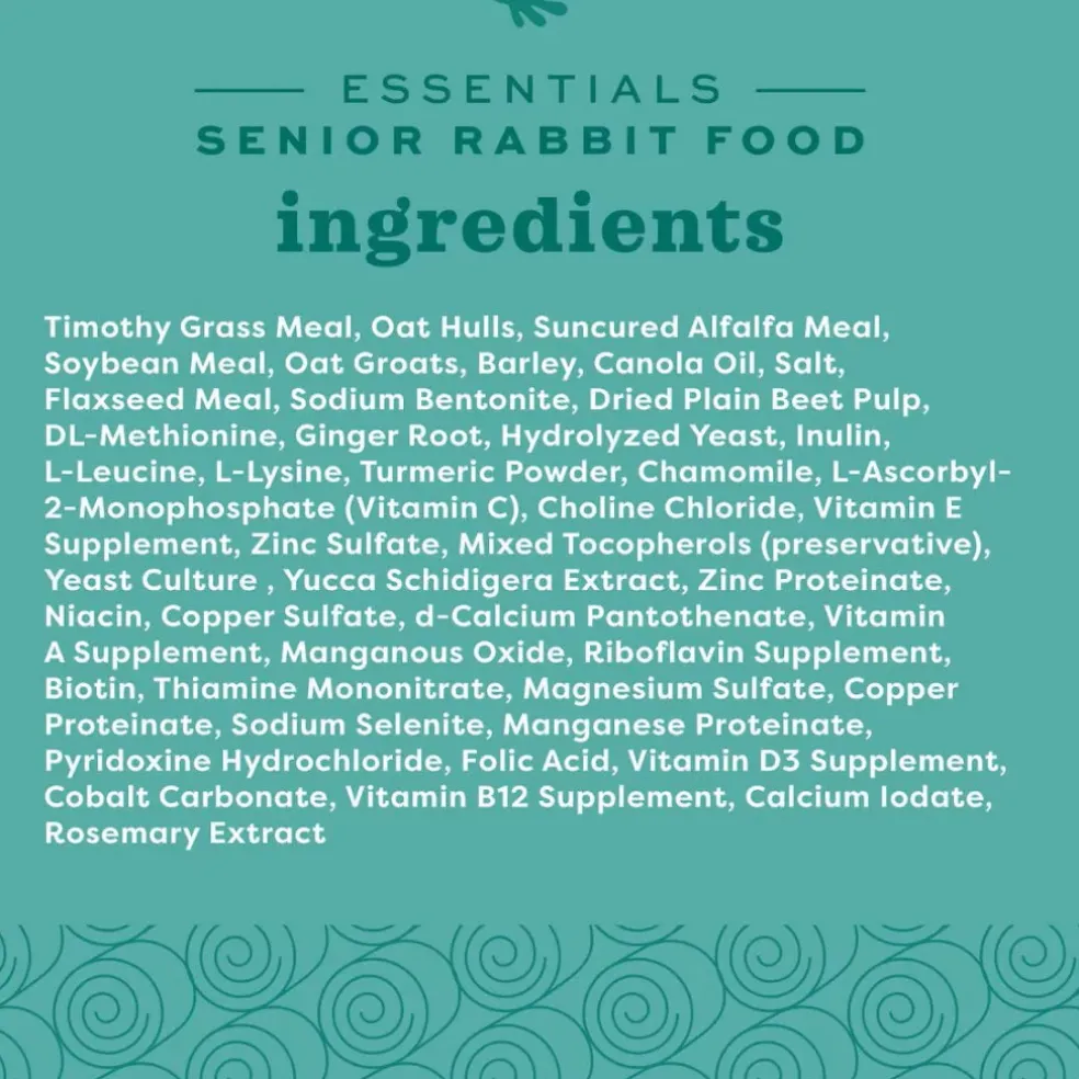 Oxbow Animal Health Essentials Senior Rabbit Food