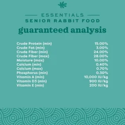 Oxbow Animal Health Essentials Senior Rabbit Food