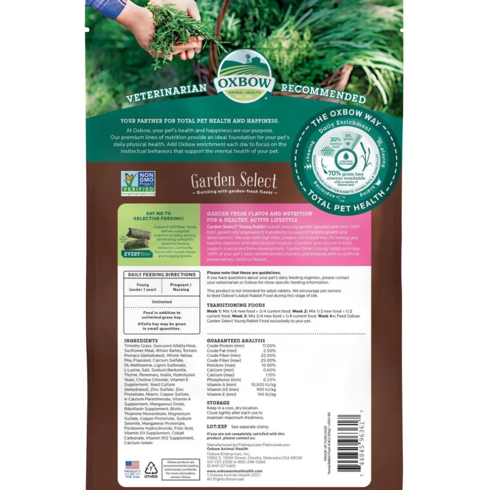 Oxbow Animal Health Garden Select Young Rabbit Food (4 lb)