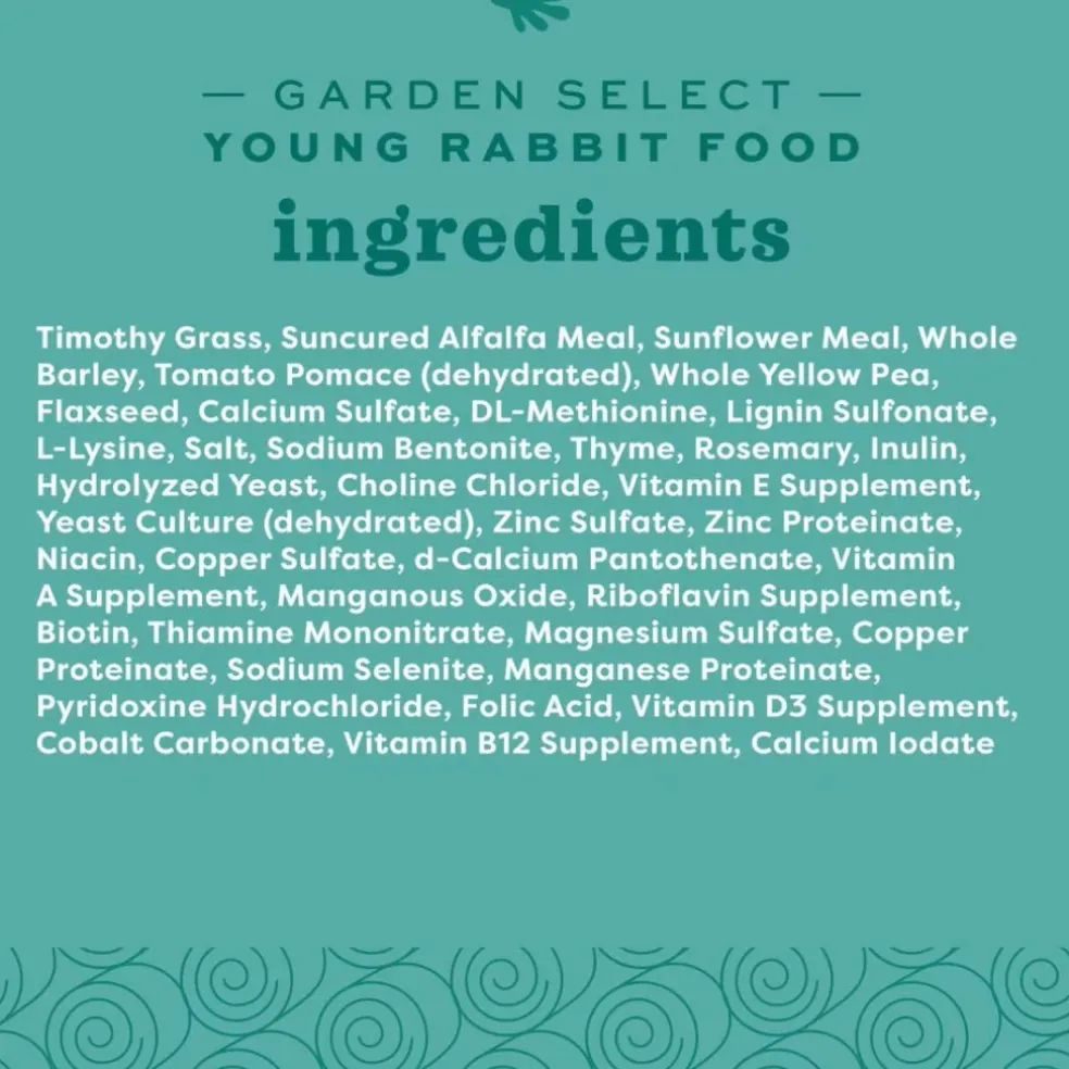 Oxbow Animal Health Garden Select Young Rabbit Food (4 lb)