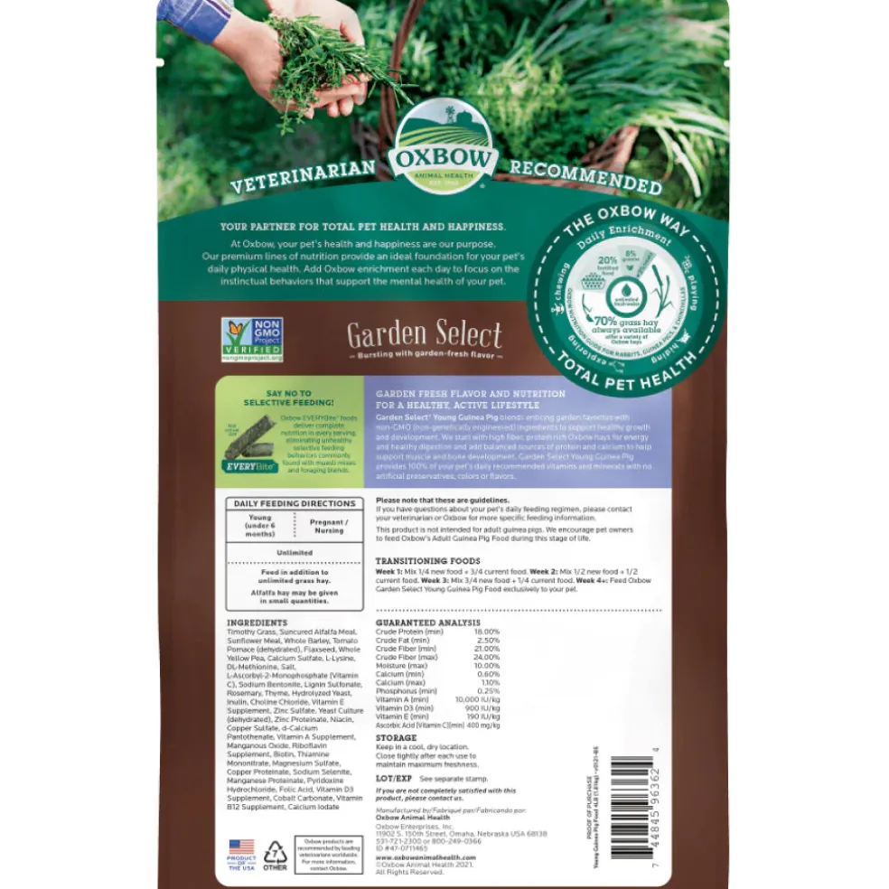 Oxbow Animal Health Garden Select Young Guinea Pig Food (4 lb)