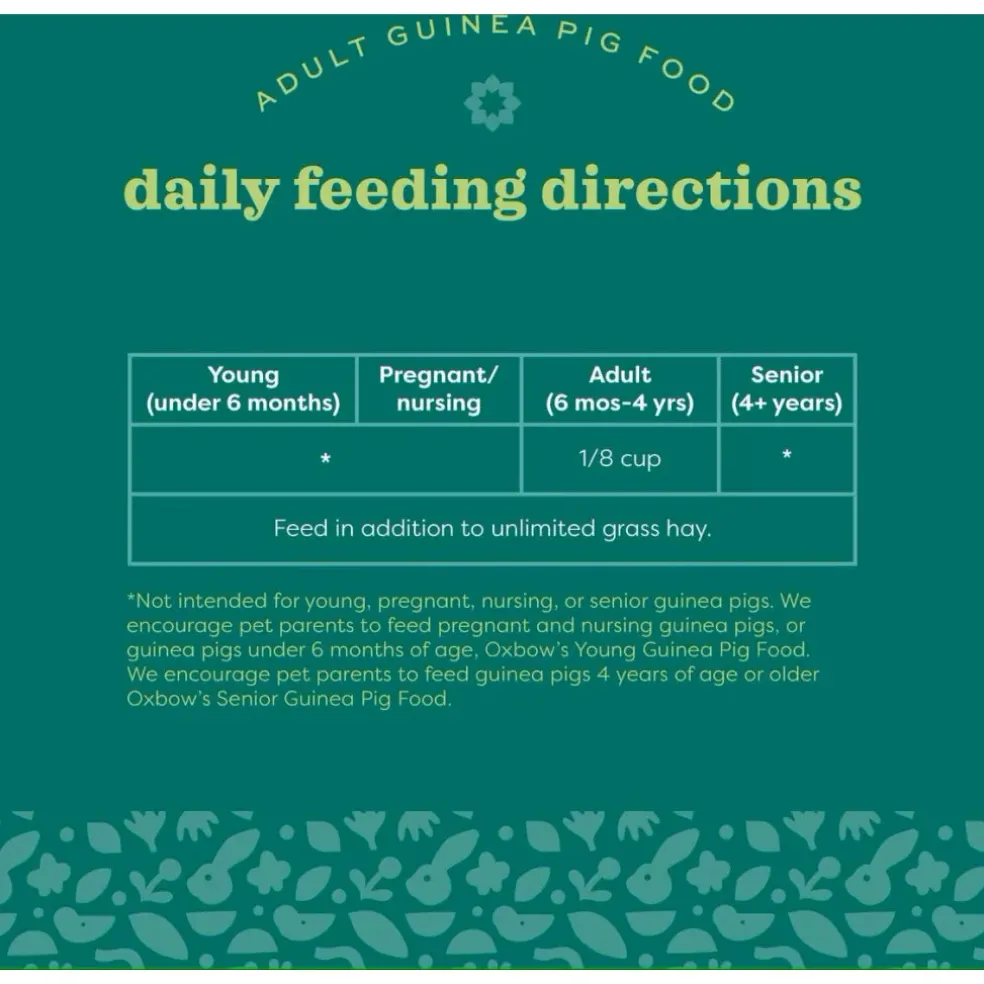Oxbow Animal Health Garden Select Adult Guinea Pig Food