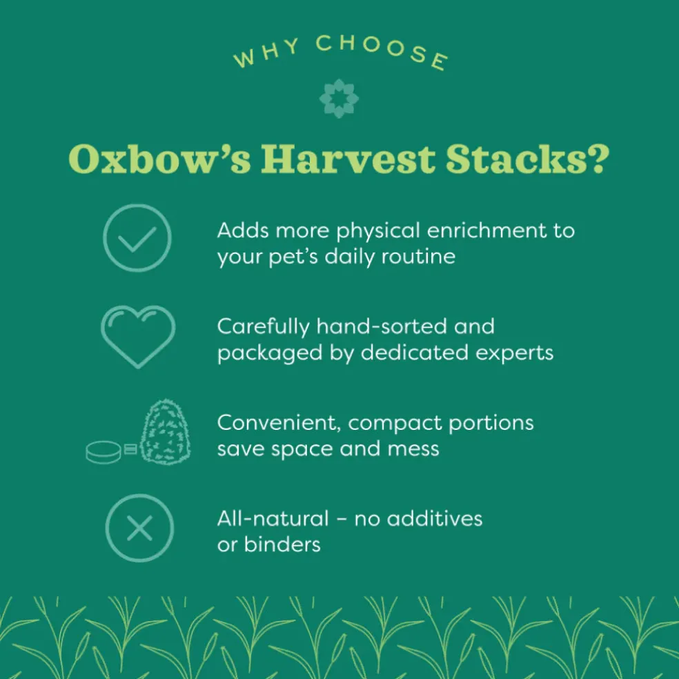 Oxbow Animal Health Harvest Stacks Western Timothy With Chamomile (35 oz)