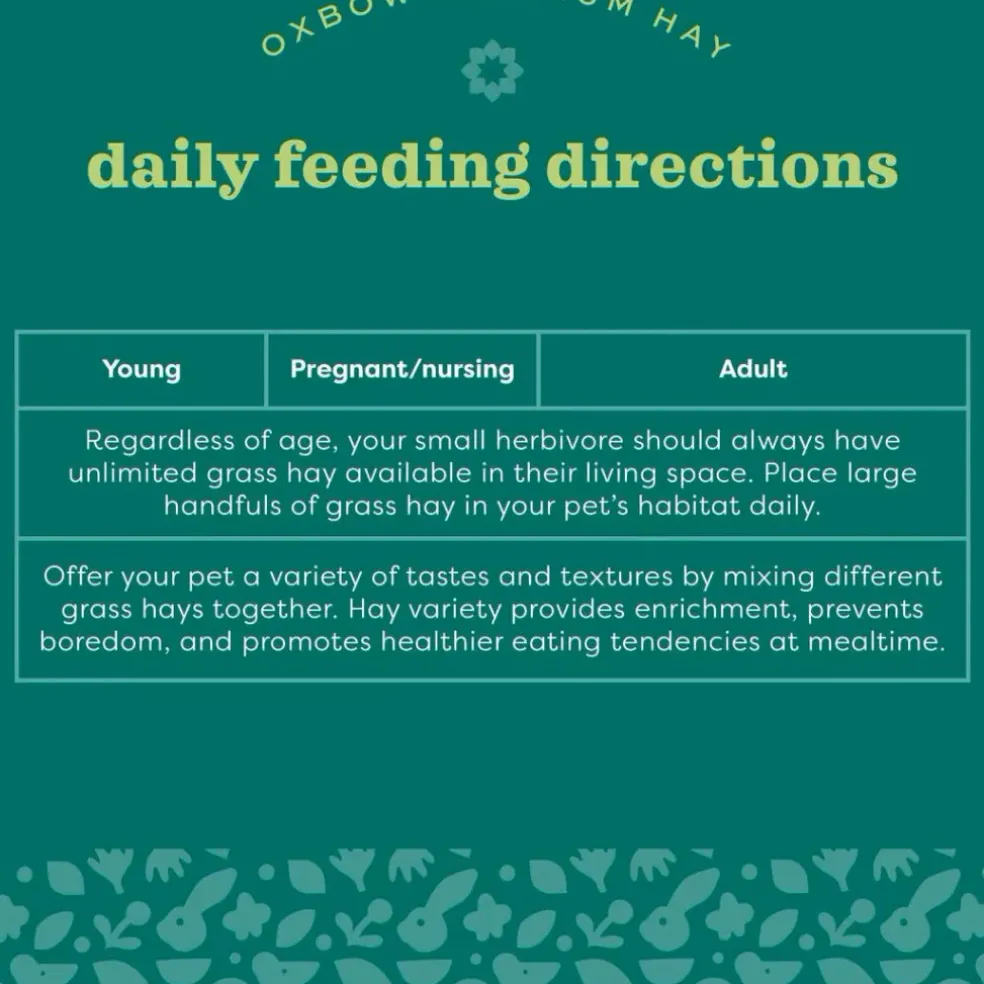 Oxbow Animal Health Hay Blends Western Timothy & Orchard Grass Hay