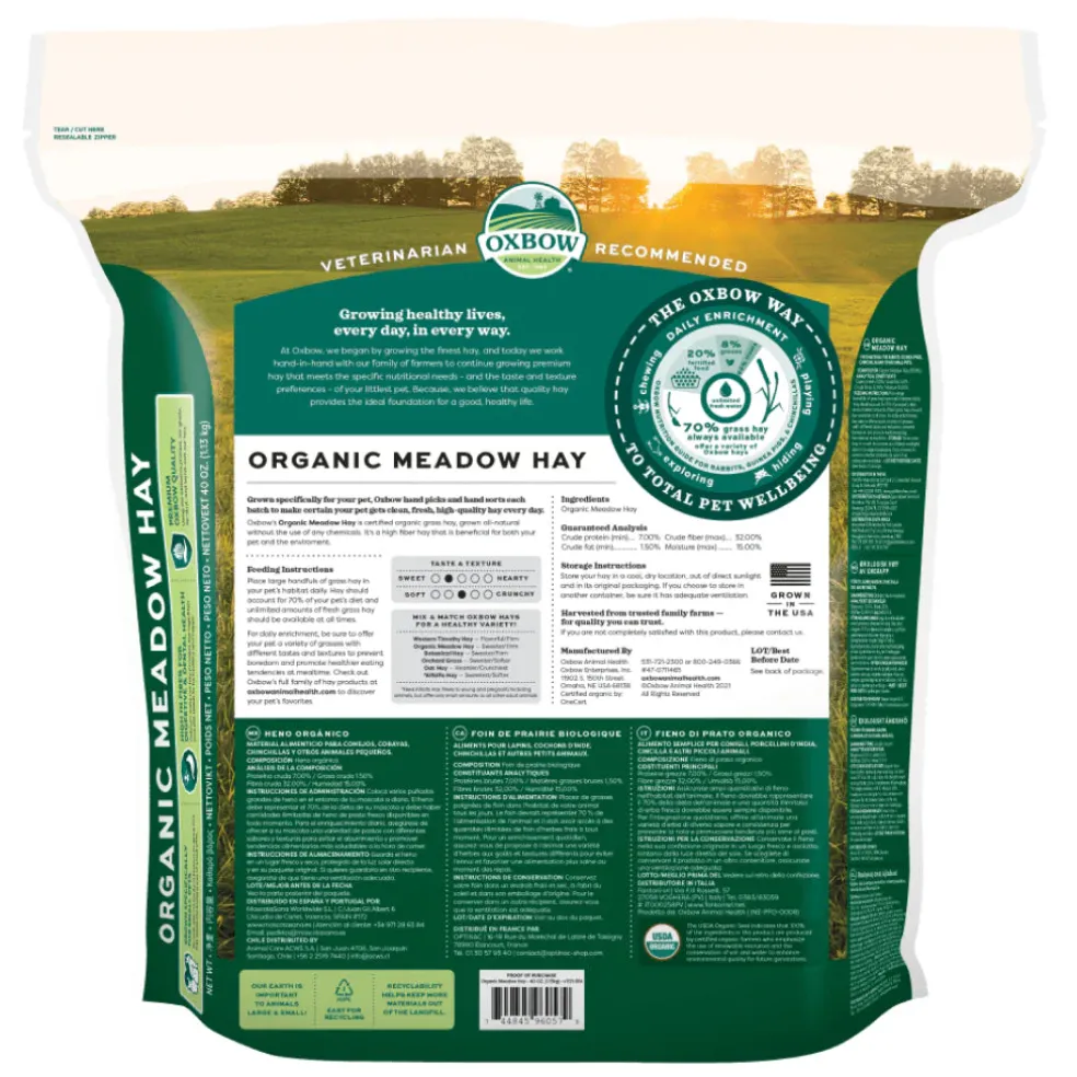 Oxbow Animal Health Organic Meadow Hay