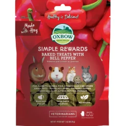 Oxbow Animal Health Simple Rewards Baked Small Animal Treats w/Bell Pepper (3 oz)