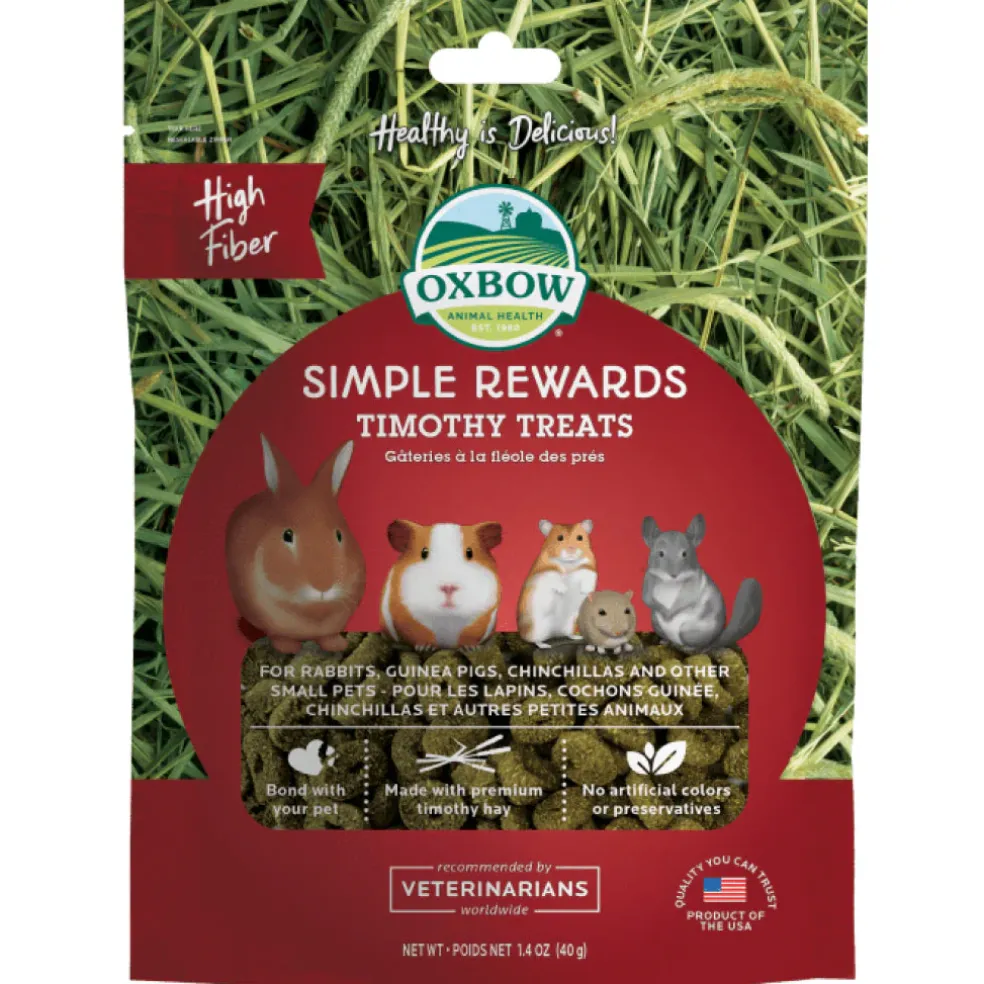 Oxbow Animal Health Simple Rewards Timothy Small Animal Treats (1.4 oz)