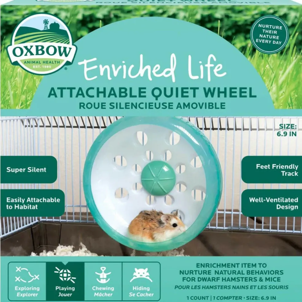 Oxbow Enriched Life Attachable Quiet Wheel Toy For Small Animal