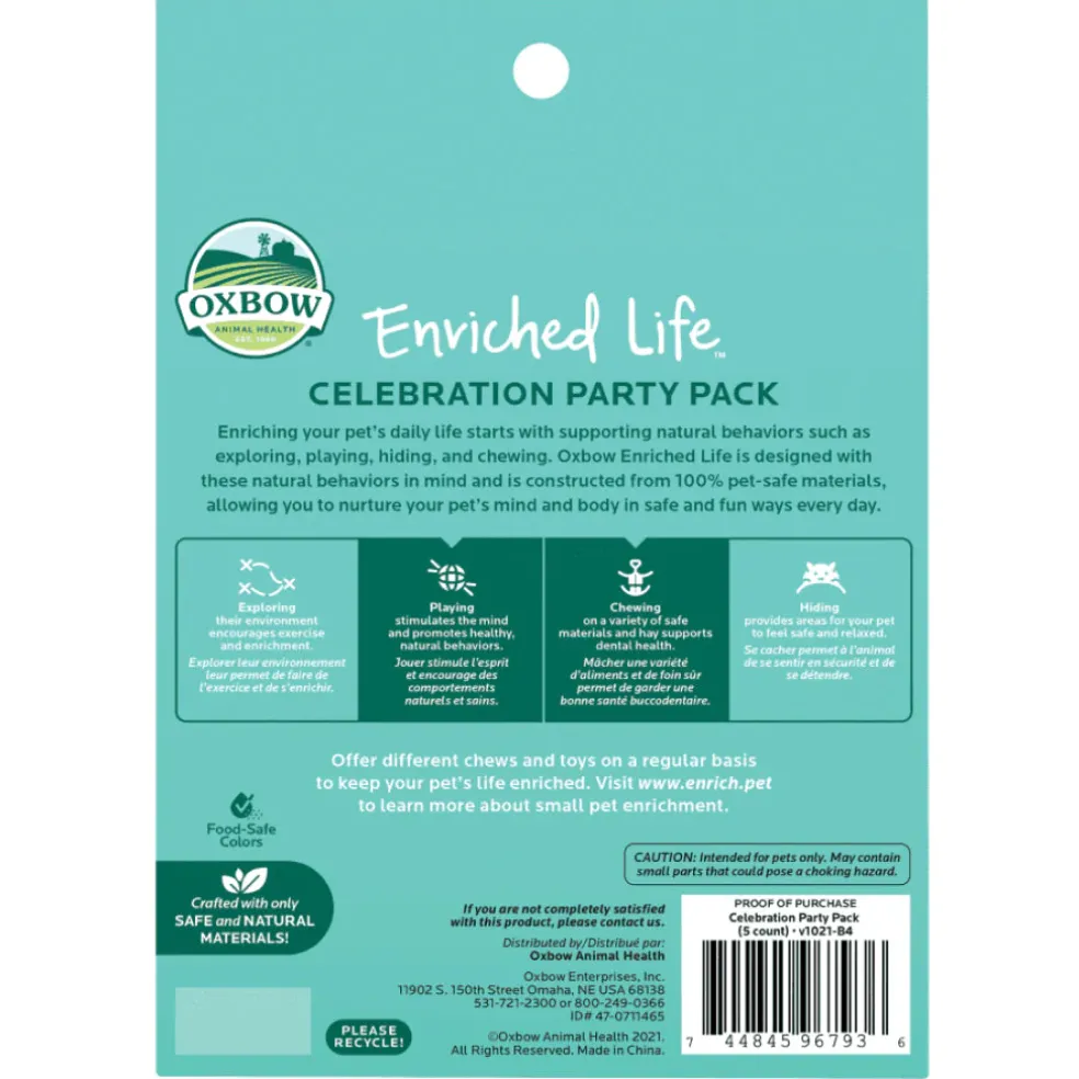 Oxbow Enriched Life Celebration Party Pack Small Animal Chews (5 pack)